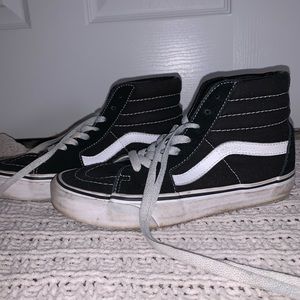 High Top Black Vans